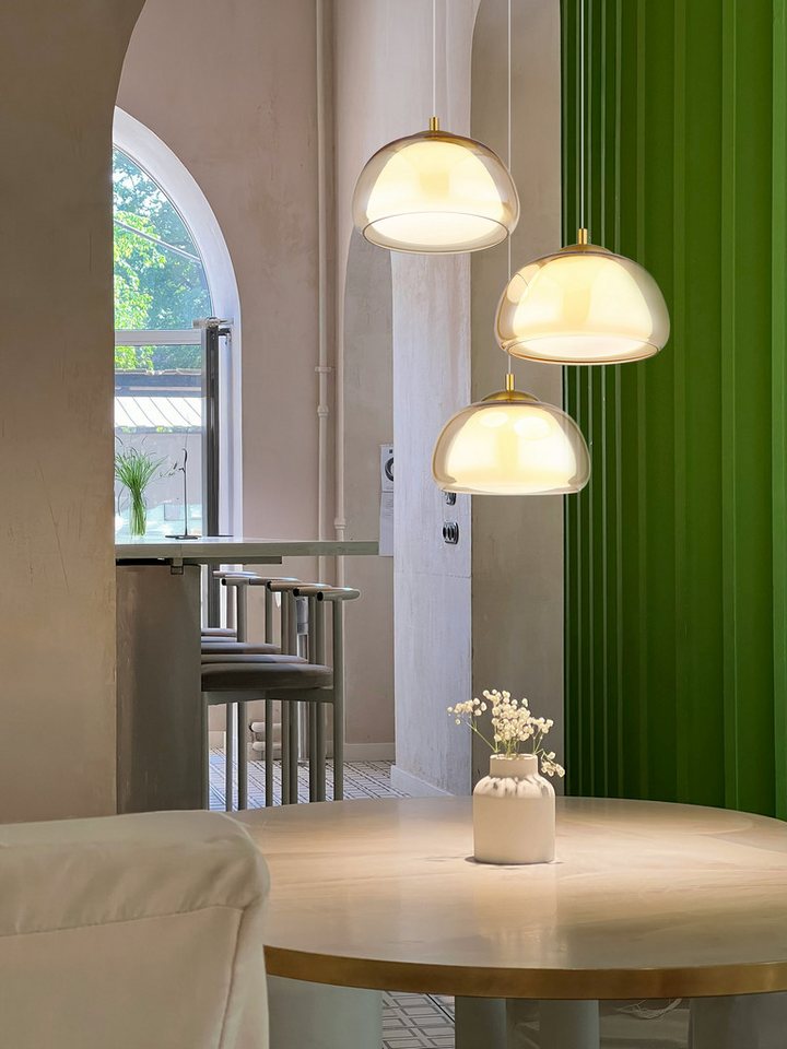 GLOBO LIGHTING Hängeleuchte AVILA, LED fest integriert, Hängeleuchte mit Fernbedienung, dimmbar – Bild 2 von 5
