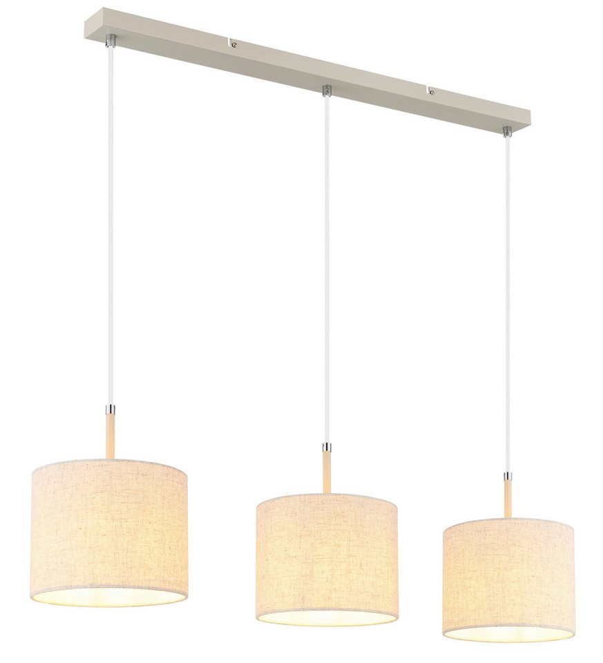 GLOBO LIGHTING Hängeleuchte DELEON, ohne Leuchtmittel, Moderne Wohn- & Esszimmer Hängeleuchte sandfarben – Bild 4 von 5