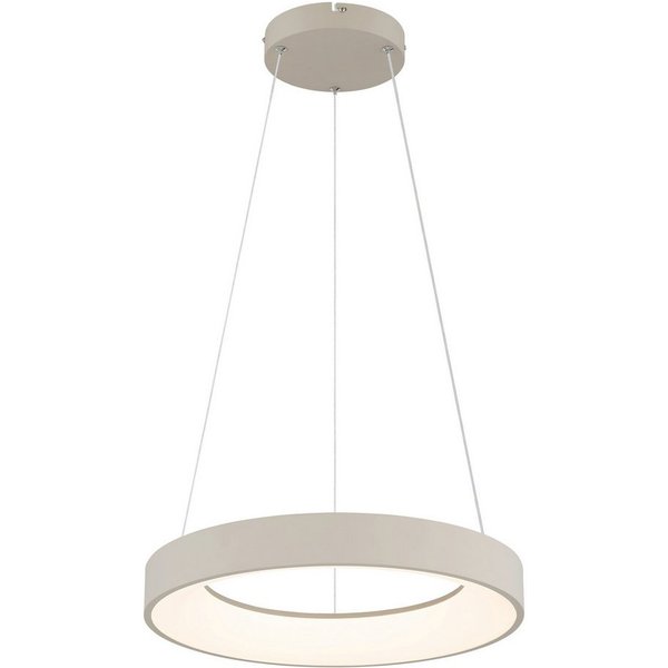 GLOBO LIGHTING Hängeleuchte GALLEGOS, LED fest integriert, LED Hängeleuchte für Esszimmer sandfarben