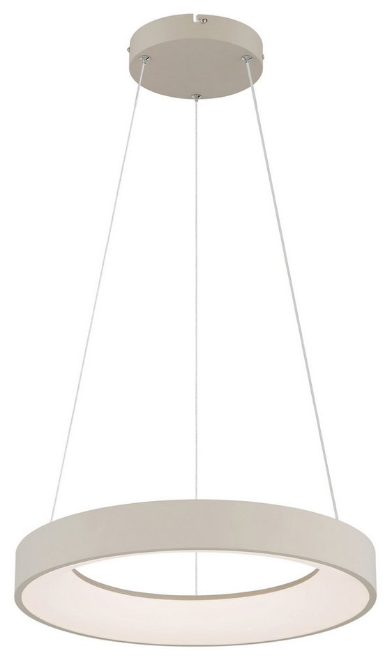 GLOBO LIGHTING Hängeleuchte GALLEGOS, LED fest integriert, LED Hängeleuchte für Esszimmer sandfarben – Bild 5 von 5