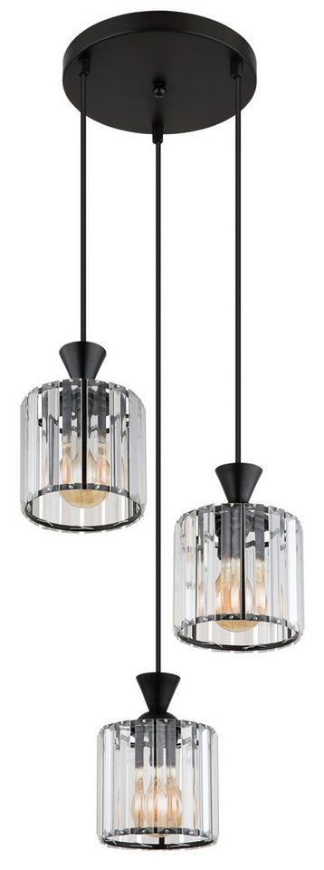 GLOBO LIGHTING Hängeleuchte JORDANA, ohne Leuchtmittel, Hängelampe/Pendelleuchte/Esszimmer/Wohnzimmer/Esstisch – Bild 3 von 5