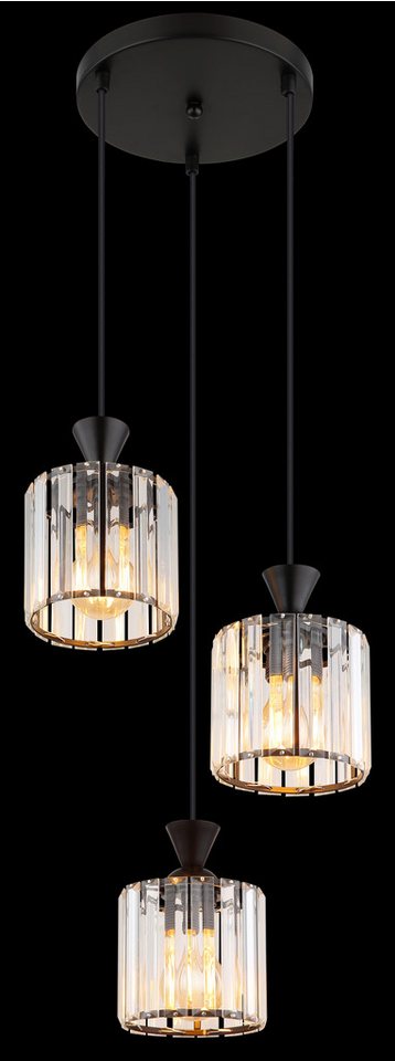 GLOBO LIGHTING Hängeleuchte JORDANA, ohne Leuchtmittel, Hängelampe/Pendelleuchte/Esszimmer/Wohnzimmer/Esstisch – Bild 5 von 5
