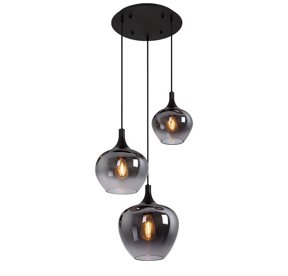 GLOBO LIGHTING Hängeleuchte, Leuchtmittel nicht inklusive, Hängeleuchte Pendellampe Wohnzimmer Pendelleuchte Esstischleuchte – Bild 2 von 5