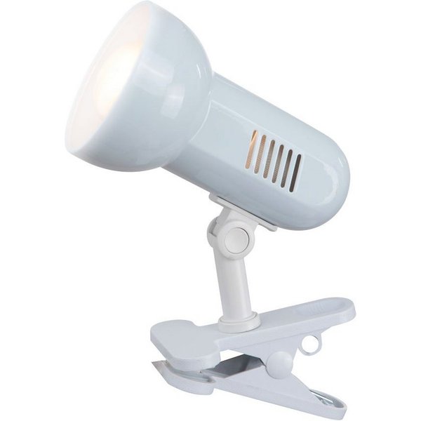GLOBO LIGHTING Klemmleuchte, Leuchtmittel nicht inklusive, Praktische Schreib Tisch Leuchte Klemm Strahler Regal Spot Lampe Globo