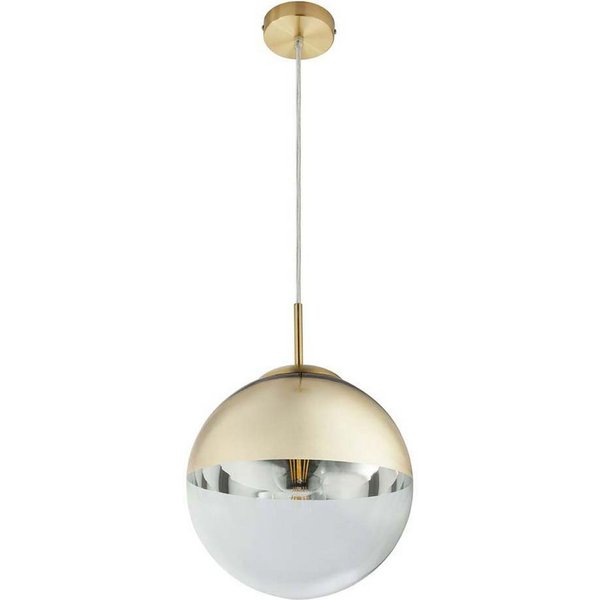 GLOBO LIGHTING Kugelleuchte, Leuchtmittel nicht inklusive, Design Pendel Decken Lampe Glas Kugel Wohn Ess Zimmer Hänge