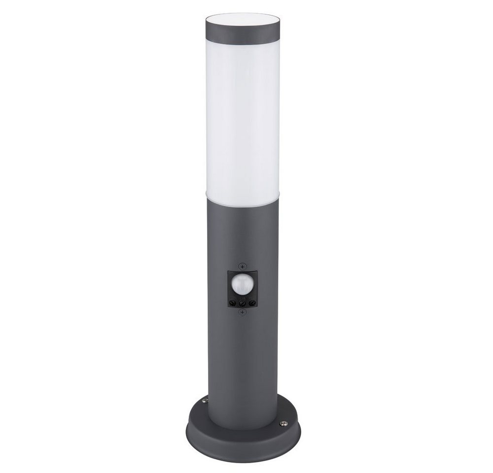 GLOBO LIGHTING LED Außen-Stehlampe, Leuchtmittel inklusive, Warmweiß, LED Außen Stehleuchte Gartenlampe Sockelleuchte mit Bewegungsmelder – Bild 2 von 5