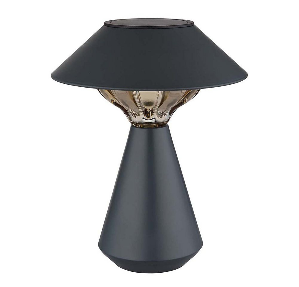 GLOBO LIGHTING LED Außen-Tischleuchte, LED-Leuchtmittel fest verbaut, Warmweiß, Solarlampe Außen Tischlampe LED Gartenlampe Tischleuchte 2er Set – Bild 5 von 5