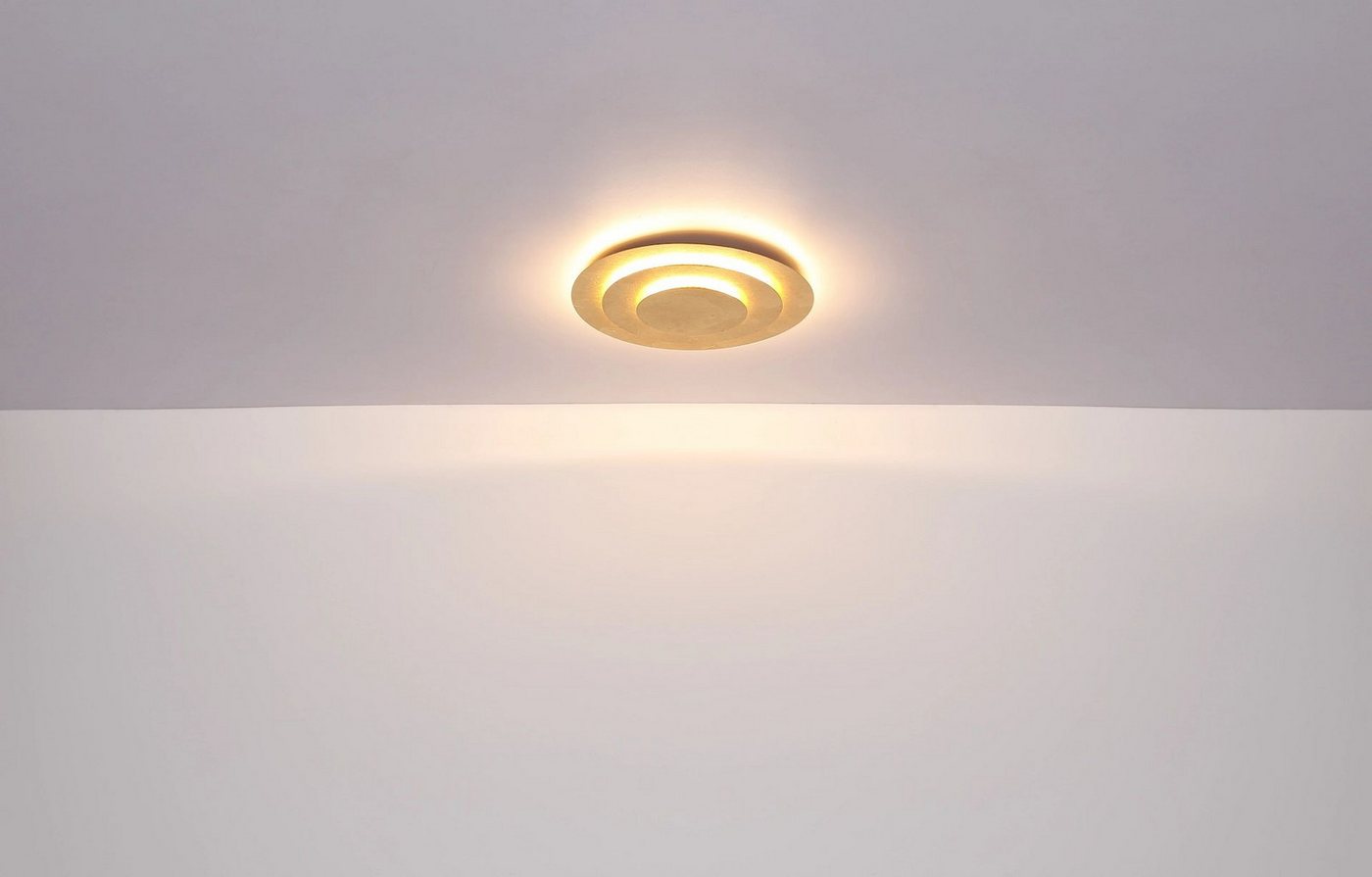 GLOBO LIGHTING LED Deckenleuchte HEDA, LED fest integriert, Warmweiß, Deckenlampe, Wohnbereich, Schlafzimmer – Bild 2 von 5