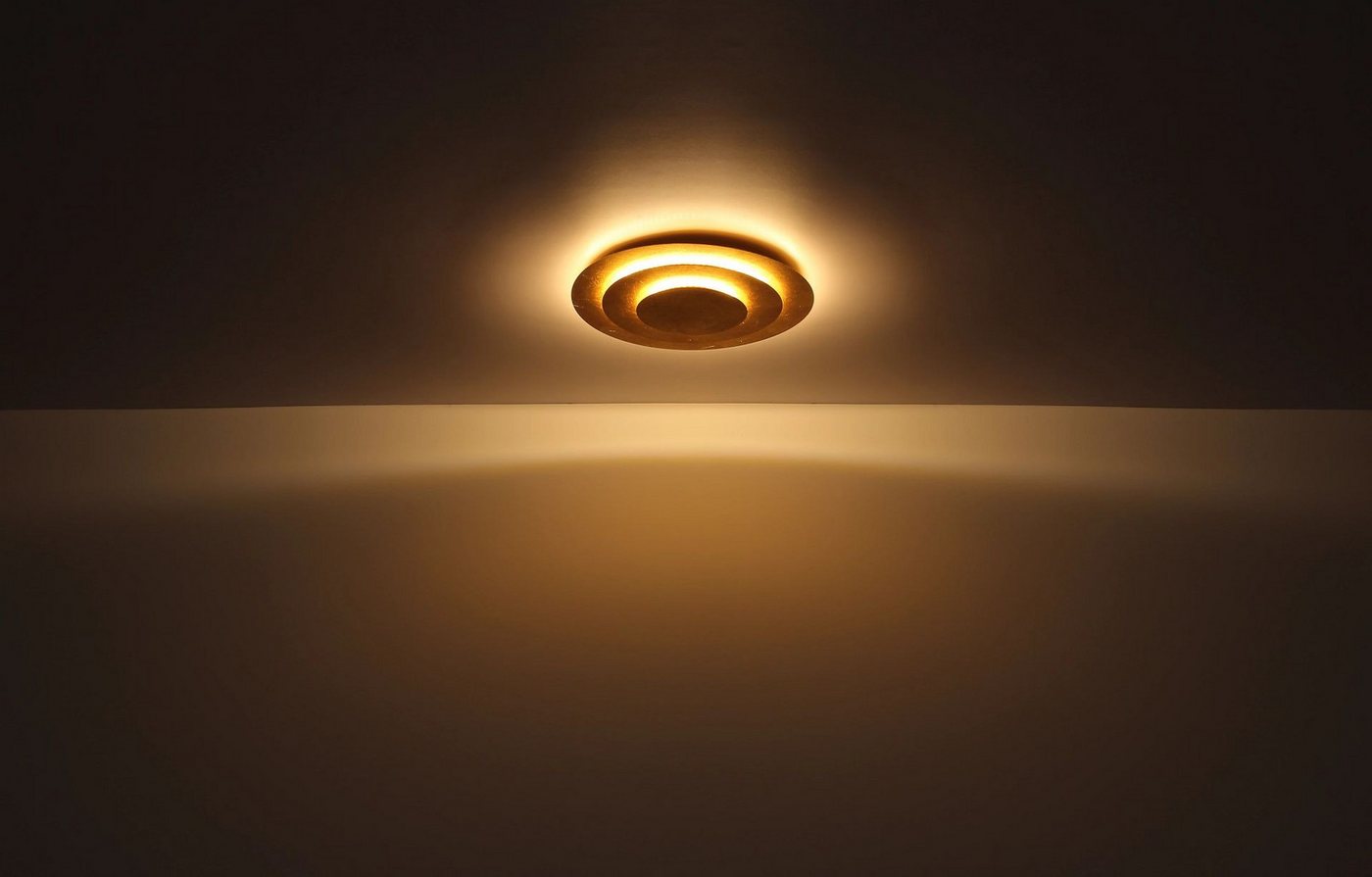 GLOBO LIGHTING LED Deckenleuchte HEDA, LED fest integriert, Warmweiß, Deckenlampe, Wohnbereich, Schlafzimmer – Bild 5 von 5