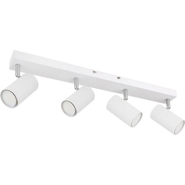 GLOBO LIGHTING LED Deckenspot, Leuchtmittel nicht inklusive, Deckenlampe Spot 4 flammig Deckenstrahler weiß Deckenleuchte