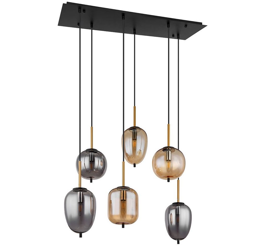 GLOBO LIGHTING LED-Hängeleuchte, Leuchtmittel inklusive, Warmweiß, Pendellampe Hängeleuchte Esstischlampe Wohnzimmerlampe LED H 120cm – Bild 3 von 5