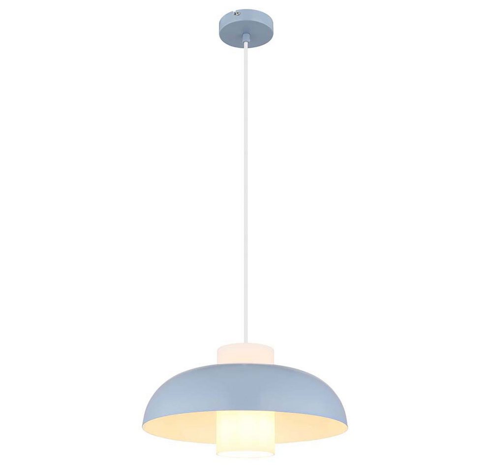 GLOBO LIGHTING LED-Hängeleuchte, Leuchtmittel inklusive, Warmweiß, Pendellampe Hängeleuchte Esstischlampe blau LED Wohnzimmerlampe 120 cm – Bild 2 von 5