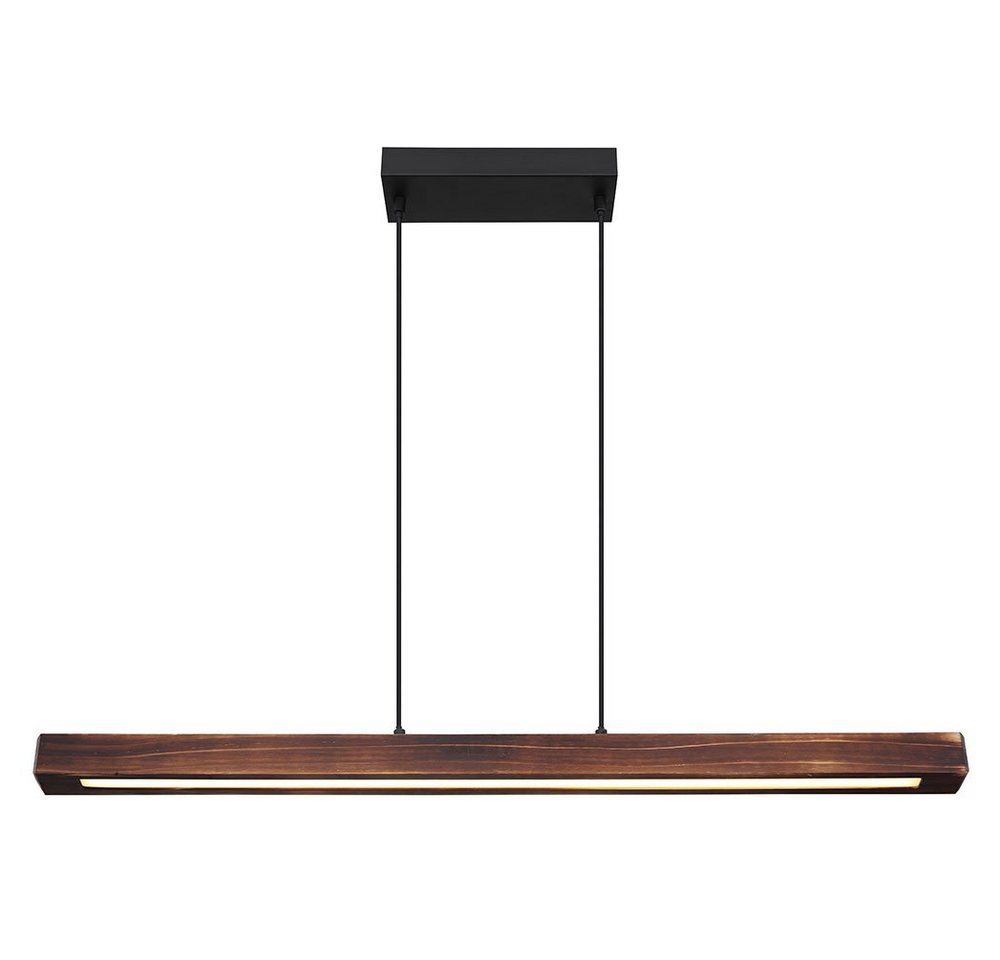 GLOBO LIGHTING LED Pendelleuchte, LED-Leuchtmittel fest verbaut, Warmweiß, Pendelleuchte Hängelampe Deckenlampe Esszimmerlampe LED Lampe Holz – Bild 2 von 5