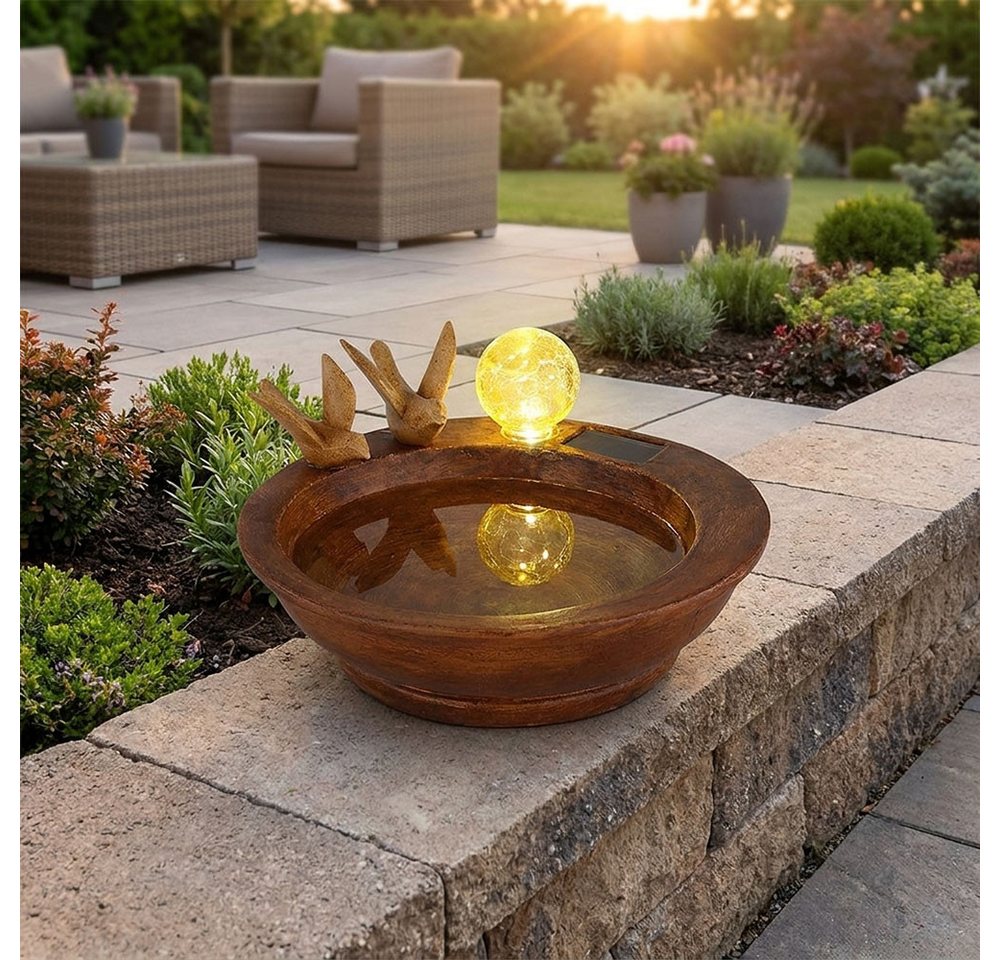 GLOBO LIGHTING LED Solarleuchte, LED-Leuchtmittel fest verbaut, Tageslichtweiß, Solar Lampe Outdoor Solarleuchte LED Solar Außenlampe – Bild 3 von 5