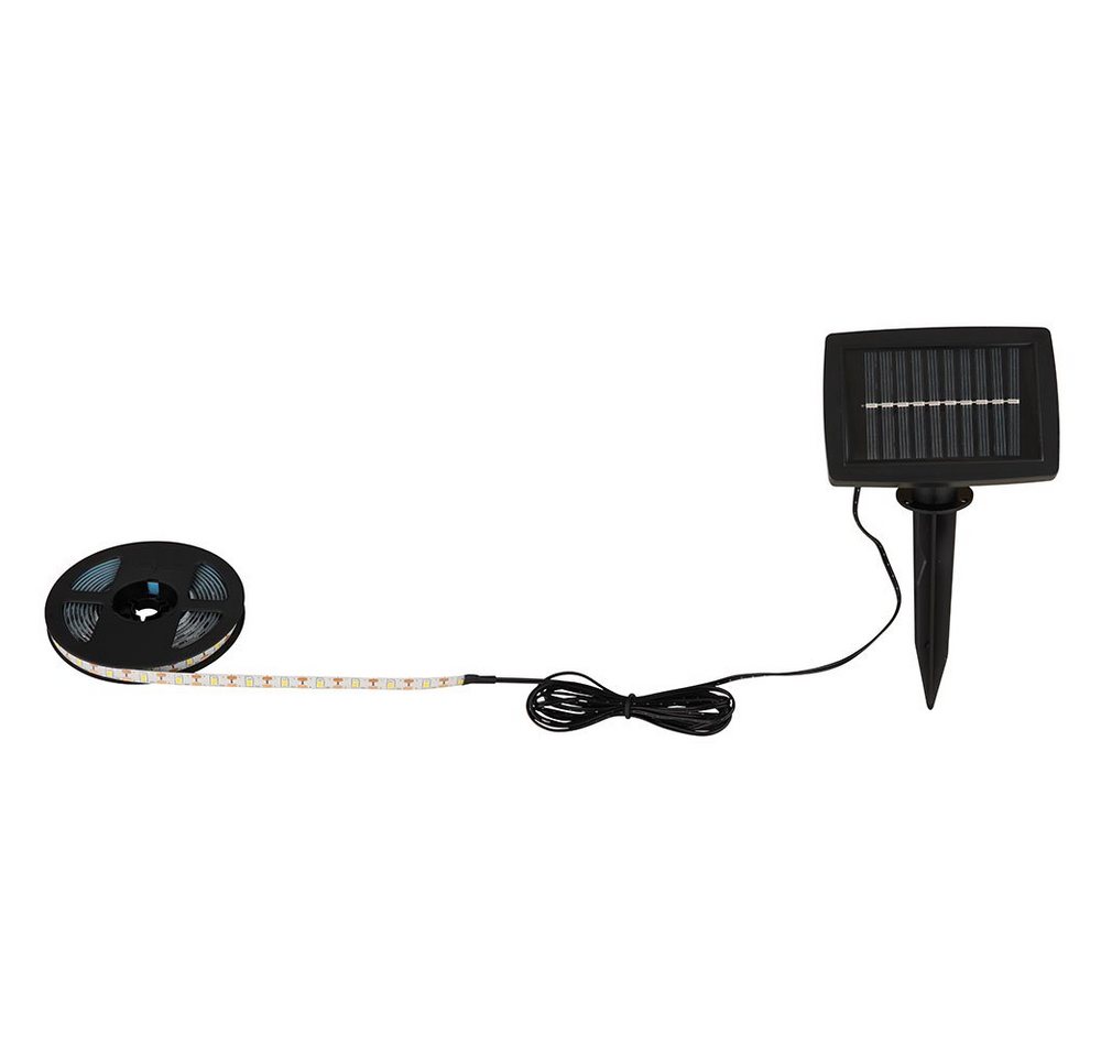 GLOBO LIGHTING LED Solarleuchte, LED-Leuchtmittel fest verbaut, Kaltweiß, Lichterkette Solar Solarlichterkette 180x LED mit Erdspieß – Bild 2 von 5