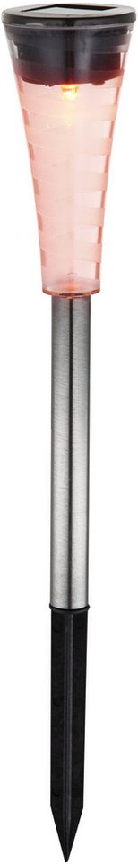 GLOBO LIGHTING LED Solarleuchte SOLAR, LED fest integriert, RGB, Solar, Garten, RGB, rot-grün-blau, Akku, Terrasse, IP44 – Bild 3 von 5