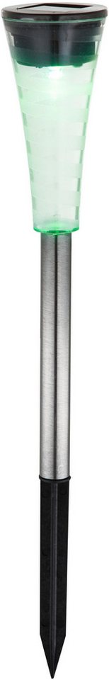 GLOBO LIGHTING LED Solarleuchte SOLAR, LED fest integriert, RGB, Solar, Garten, RGB, rot-grün-blau, Akku, Terrasse, IP44 – Bild 4 von 5