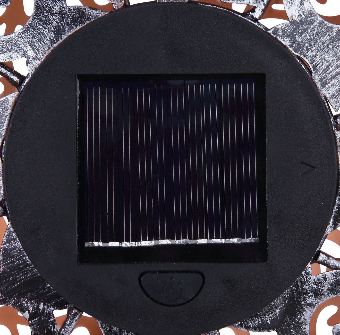 GLOBO LIGHTING LED Solarleuchte SOLAR, LED fest integriert, Warmweiß, Solarlampe für Garten, Toller Lichteffekt, Solarkugel mit Erdspieß – Bild 4 von 5