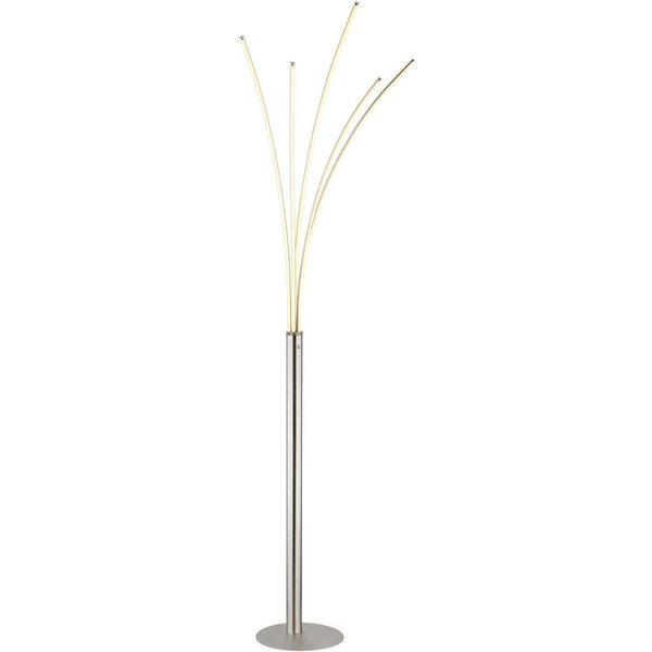 GLOBO LIGHTING LED Stehlampe BIZZY, LED fest integriert, Warmweiß, Stehleuchte/Wohnzimmer/Schlafzimmer/Flur