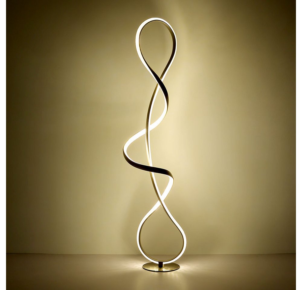GLOBO LIGHTING LED Stehlampe, LED-Leuchtmittel fest verbaut, Neutralweiß, Stehlampe Stehleuchte Designlampe LED Kristallleuchte Höhe 132,5 cm – Bild 5 von 5