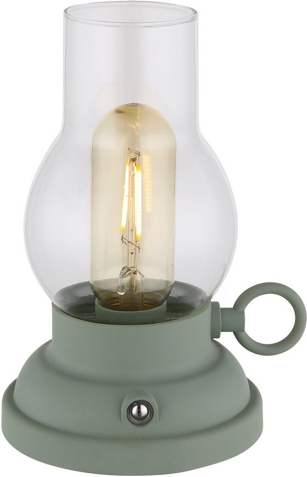 GLOBO LIGHTING LED Tischleuchte PETRO, Dimmer, Dimmfunktion, Ein-/Ausschalter, mehrere Helligkeitsstufen, LED fest integriert, Warmweiß, Akkutischleuchte, mobil – Bild 3 von 5
