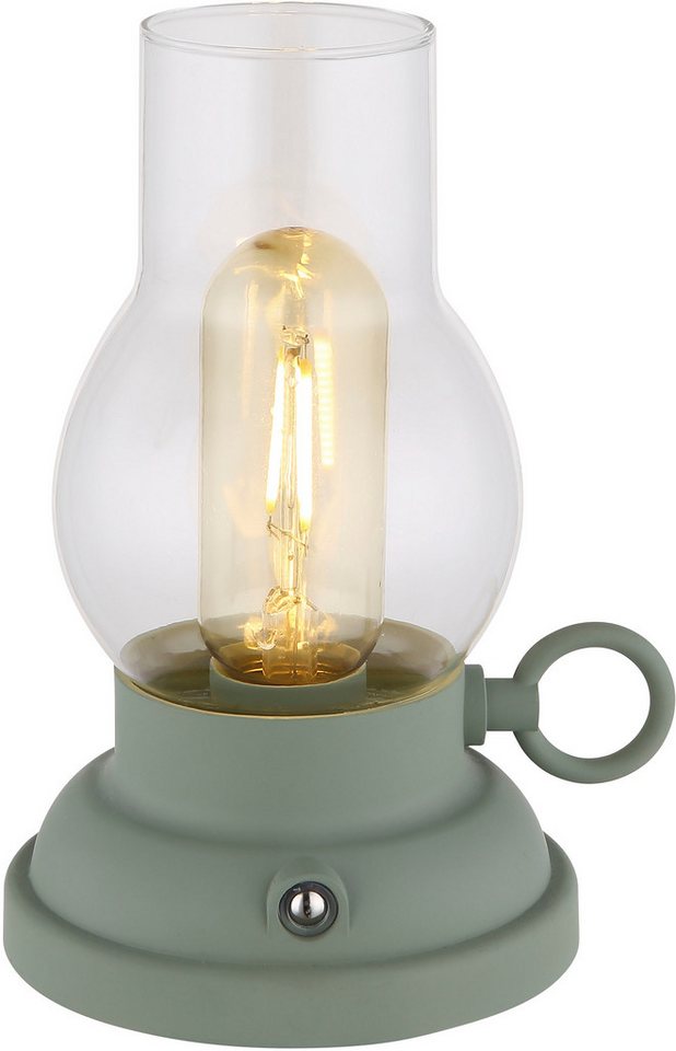 GLOBO LIGHTING LED Tischleuchte PETRO, Dimmer, Dimmfunktion, Ein-/Ausschalter, mehrere Helligkeitsstufen, LED fest integriert, Warmweiß, Akkutischleuchte, mobil – Bild 4 von 5