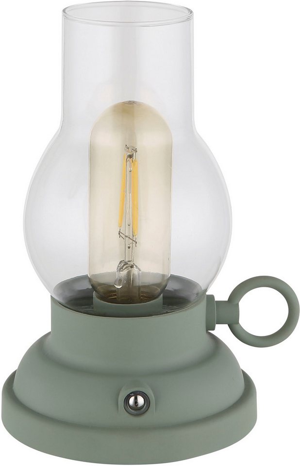 GLOBO LIGHTING LED Tischleuchte PETRO, Dimmer, Dimmfunktion, Ein-/Ausschalter, mehrere Helligkeitsstufen, LED fest integriert, Warmweiß, Akkutischleuchte, mobil – Bild 5 von 5
