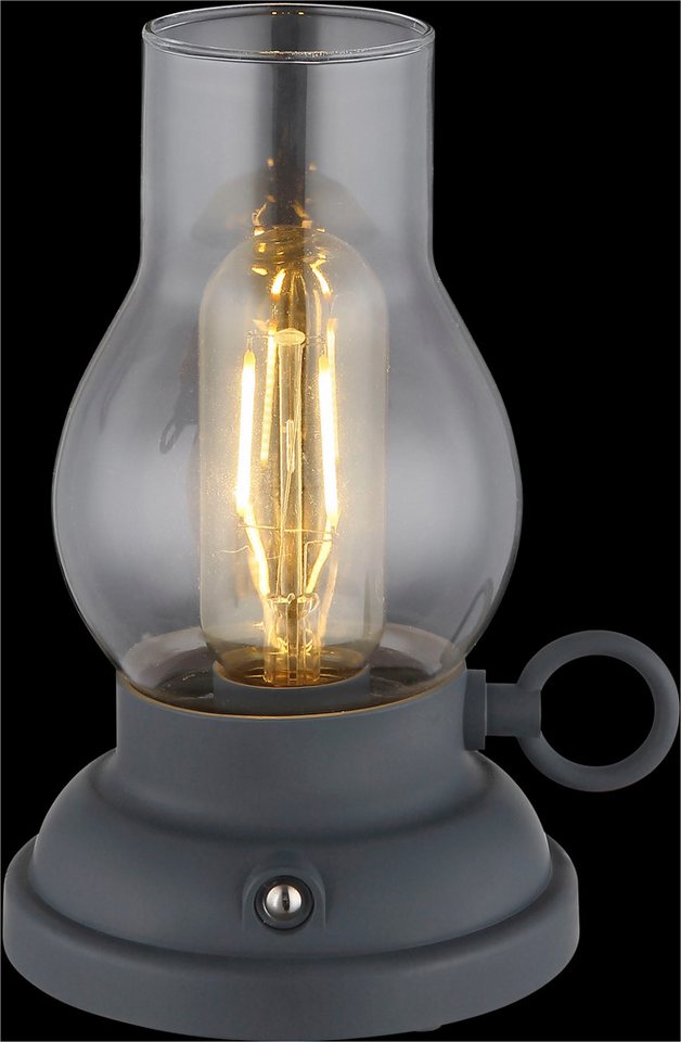 GLOBO LIGHTING LED Tischleuchte PETRO, Dimmer, Dimmfunktion, Ein-/Ausschalter, mehrere Helligkeitsstufen, LED fest integriert, Warmweiß, Akkutischleuchte, mobil – Bild 5 von 5