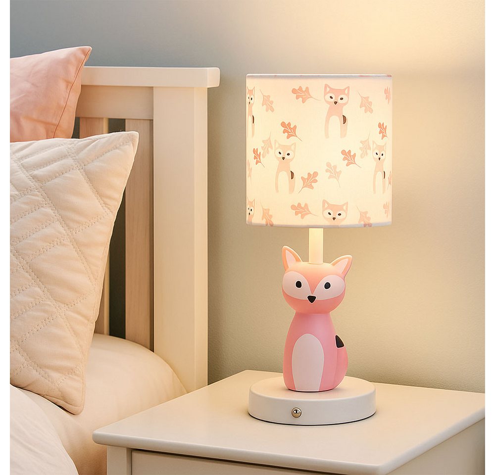 GLOBO LIGHTING LED Tischleuchte, LED-Leuchtmittel fest verbaut, Farbwechsel, Neutralweiß, Kaltweiß, Warmweiß, Tageslichtweiß, Tischleuchte Kinderlampe Tierlampe – Bild 2 von 5