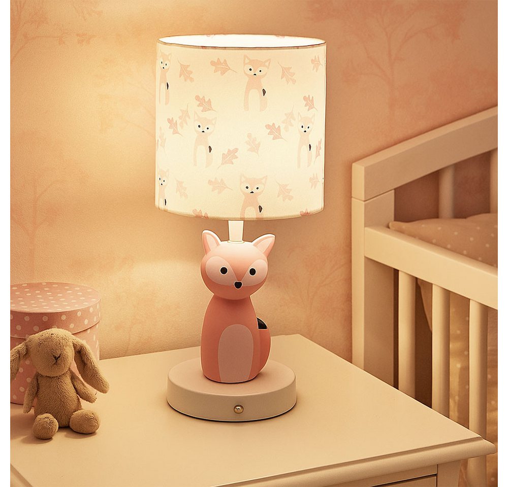 GLOBO LIGHTING LED Tischleuchte, LED-Leuchtmittel fest verbaut, Farbwechsel, Neutralweiß, Kaltweiß, Warmweiß, Tageslichtweiß, Tischleuchte Kinderlampe Tierlampe – Bild 3 von 5