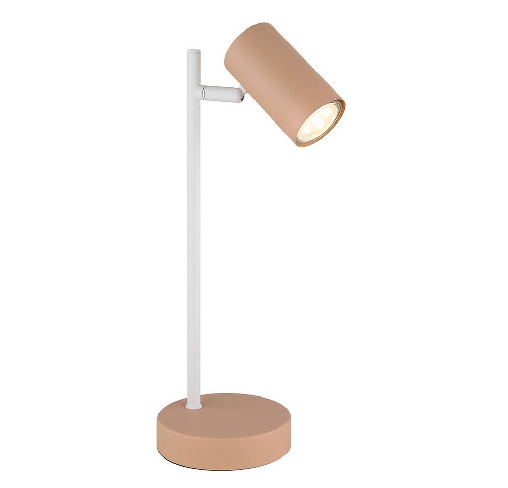 GLOBO LIGHTING Schreibtischlampe, Leuchtmittel nicht inklusive, Tischleuchte Metall Tischlampe Beige Spot beweglich mit Schalter – Bild 2 von 5