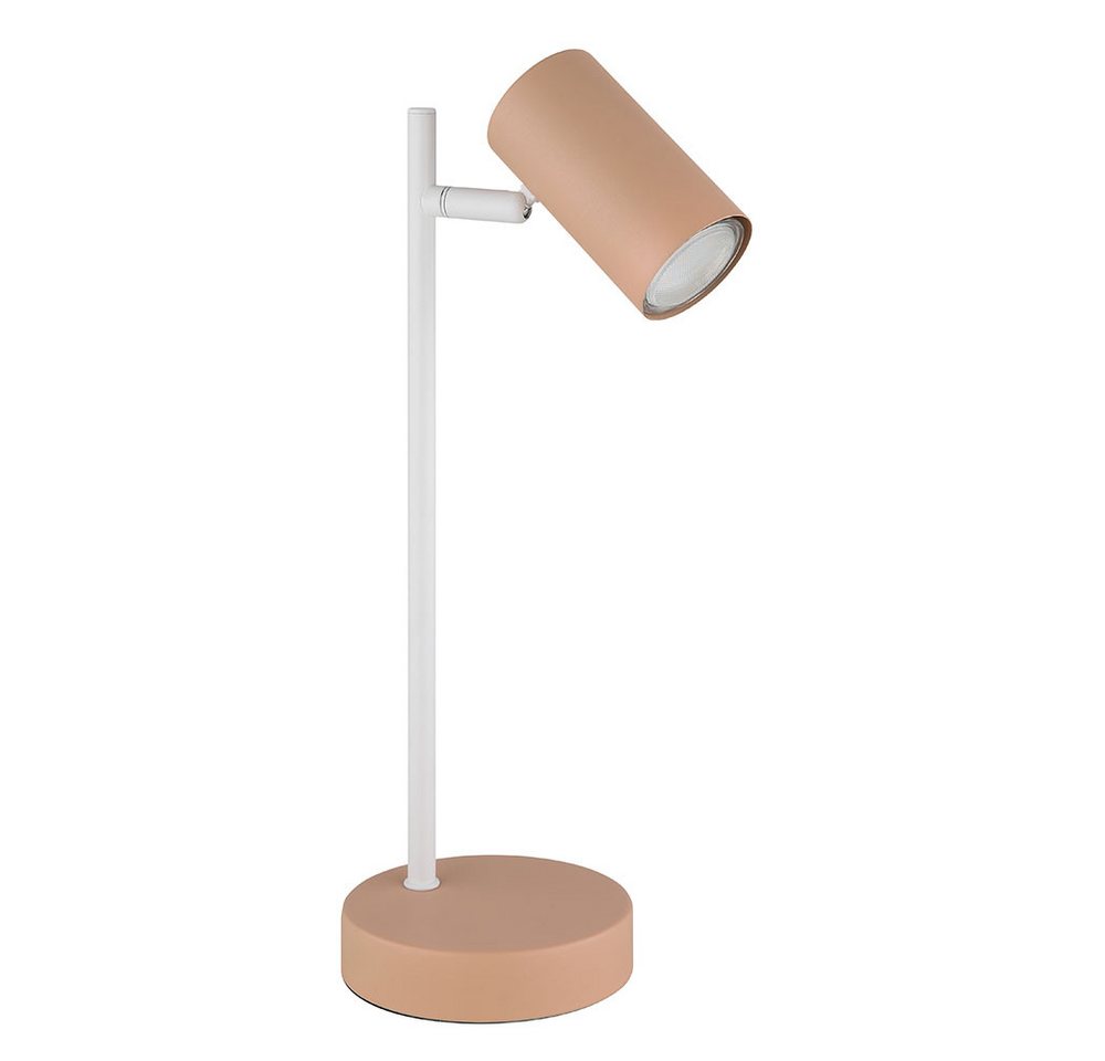 GLOBO LIGHTING Schreibtischlampe, Leuchtmittel nicht inklusive, Tischleuchte Metall Tischlampe Beige Spot beweglich mit Schalter – Bild 5 von 5