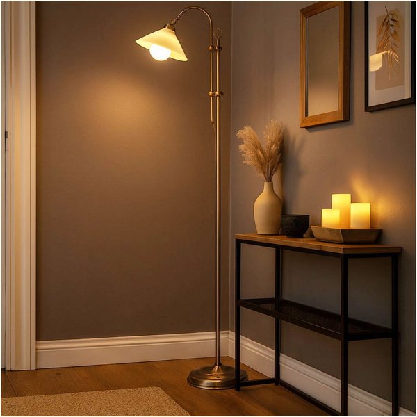 GLOBO LIGHTING Stehlampe, Leuchtmittel nicht inklusive, Stehlampe Wohnzimmer höhenverstellbar Standleuchte Lampe stehend