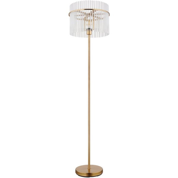 GLOBO LIGHTING Stehlampe GORLEY, ohne Leuchtmittel, Design Glasstäbe, Stehleuchte, Wohnzimmer, Esszimmer