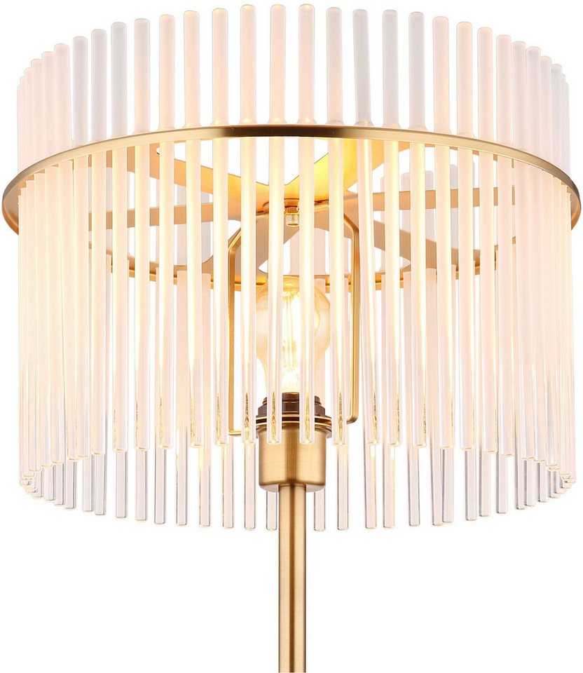 GLOBO LIGHTING Stehlampe GORLEY, ohne Leuchtmittel, Design Glasstäbe, Stehleuchte, Wohnzimmer, Esszimmer – Bild 5 von 5