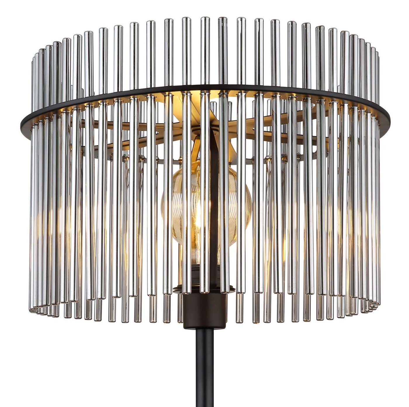 GLOBO LIGHTING Stehlampe GORLEY, ohne Leuchtmittel, Design Glasstäbe, Stehleuchte, Wohnzimmer, Esszimmer – Bild 5 von 5