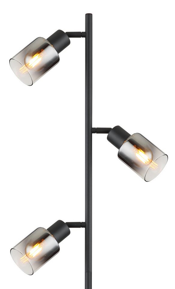 GLOBO LIGHTING Stehlampe HUBERTUS, ohne Leuchtmittel, Stehlampe Wohnzimmer Schlafzimmer Flur Design-Leuchte – Bild 5 von 5