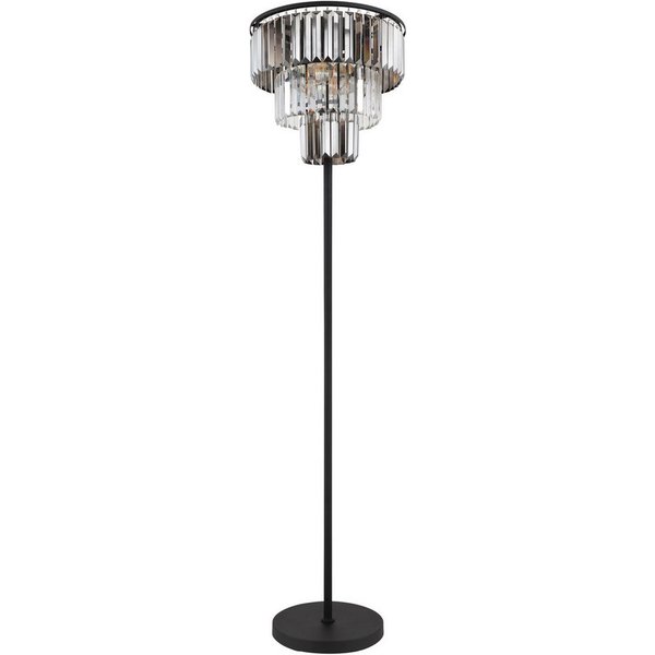 GLOBO LIGHTING Stehlampe NAXIS, ohne Leuchtmittel, Kristalllampe, Glaskristalle, Design Leuchte, Stehleuchte