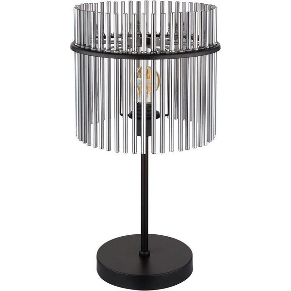 GLOBO LIGHTING Tischleuchte GORLEY, ohne Leuchtmittel, Design Glasstäbe, Tischlampe, Wohnzimmer, Esszimmer, Schlafzimmer