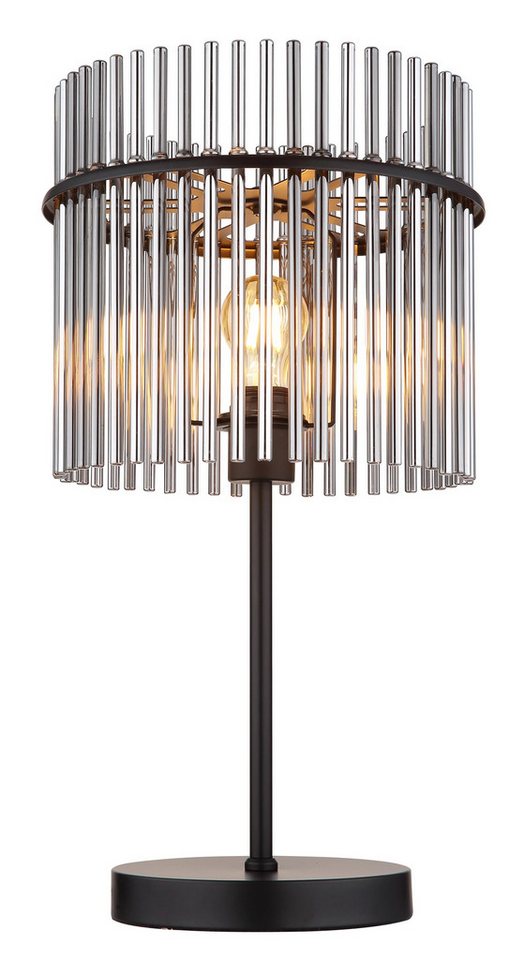 GLOBO LIGHTING Tischleuchte GORLEY, ohne Leuchtmittel, Design Glasstäbe, Tischlampe, Wohnzimmer, Esszimmer, Schlafzimmer – Bild 5 von 5