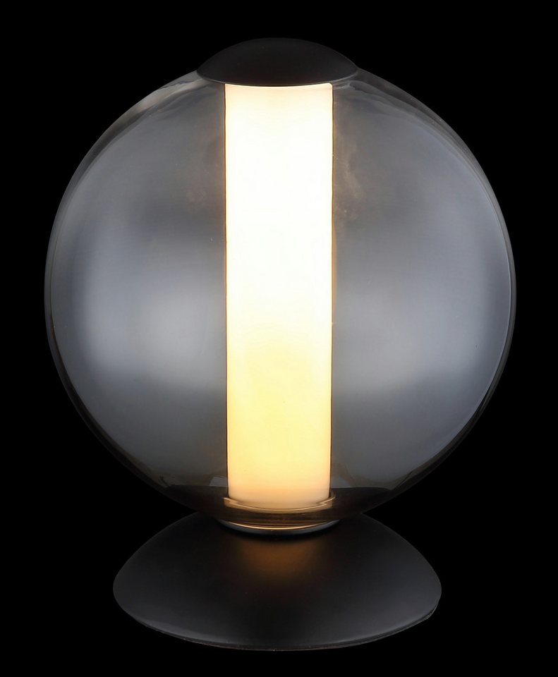 GLOBO LIGHTING Tischleuchte LACY, LED fest integriert, Warmweiß, Tischlampe Nachttischlampe Deko-Tischleuchte Schlafzimmer – Bild 5 von 5