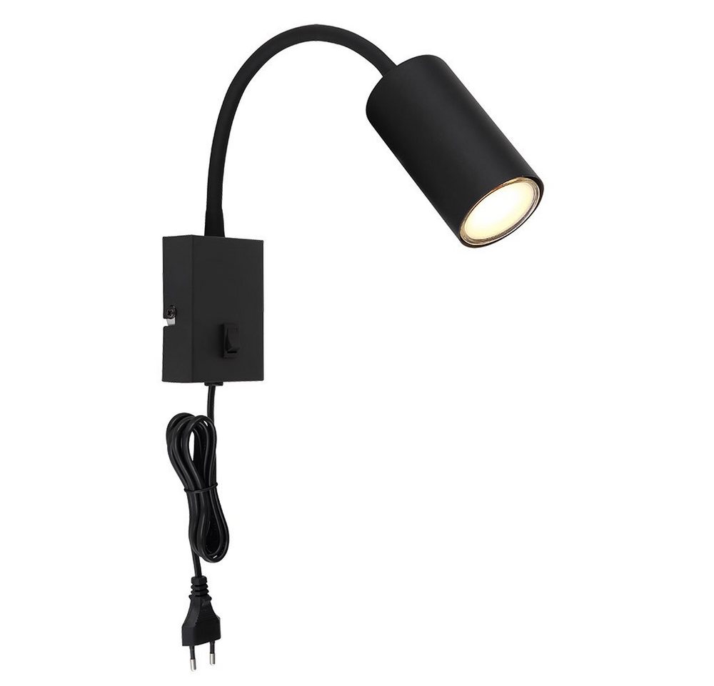 GLOBO LIGHTING Wandleuchte, Leuchtmittel nicht inklusive, Wandleuchte Schlafzimmerlampe Schreibtischleuchte mit – Bild 5 von 5