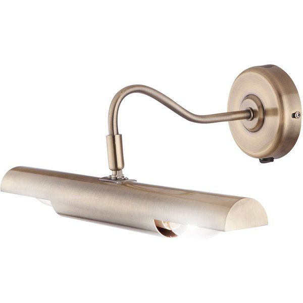 GLOBO LIGHTING Wandleuchte, Leuchtmittel nicht inklusive, Wandlampe Messing Wandleuchte Innen beweglich Schlafzimmer Lampe