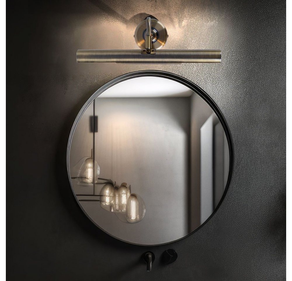GLOBO LIGHTING Wandleuchte, Leuchtmittel nicht inklusive, Wandlampe Messing Wandleuchte Innen beweglich Schlafzimmer Lampe – Bild 5 von 5