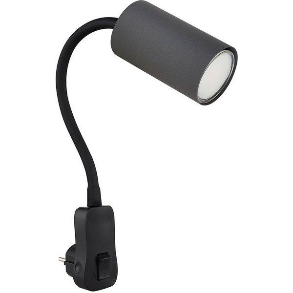 GLOBO LIGHTING Wandleuchte, Leuchtmittel nicht inklusive, Steckerleuchte GU10 Steckdosenlampe mit Schalter Küche