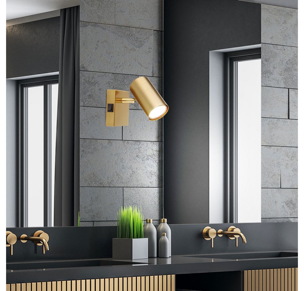 GLOBO LIGHTING Wandleuchte, Leuchtmittel nicht inklusive, Wandleuchte Flurlampe Wandlampe Spot beweglich – Bild 4 von 5