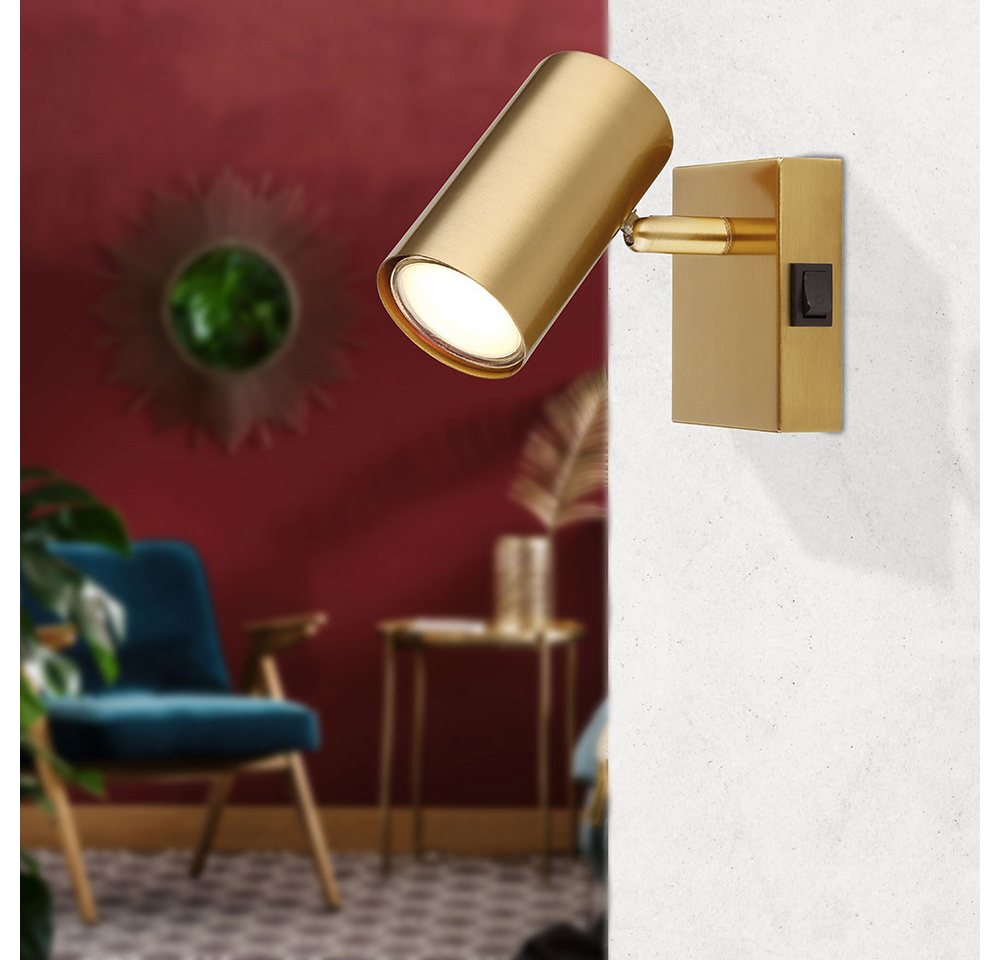 GLOBO LIGHTING Wandleuchte, Leuchtmittel nicht inklusive, Wandleuchte Flurlampe Wandlampe Spot beweglich – Bild 5 von 5