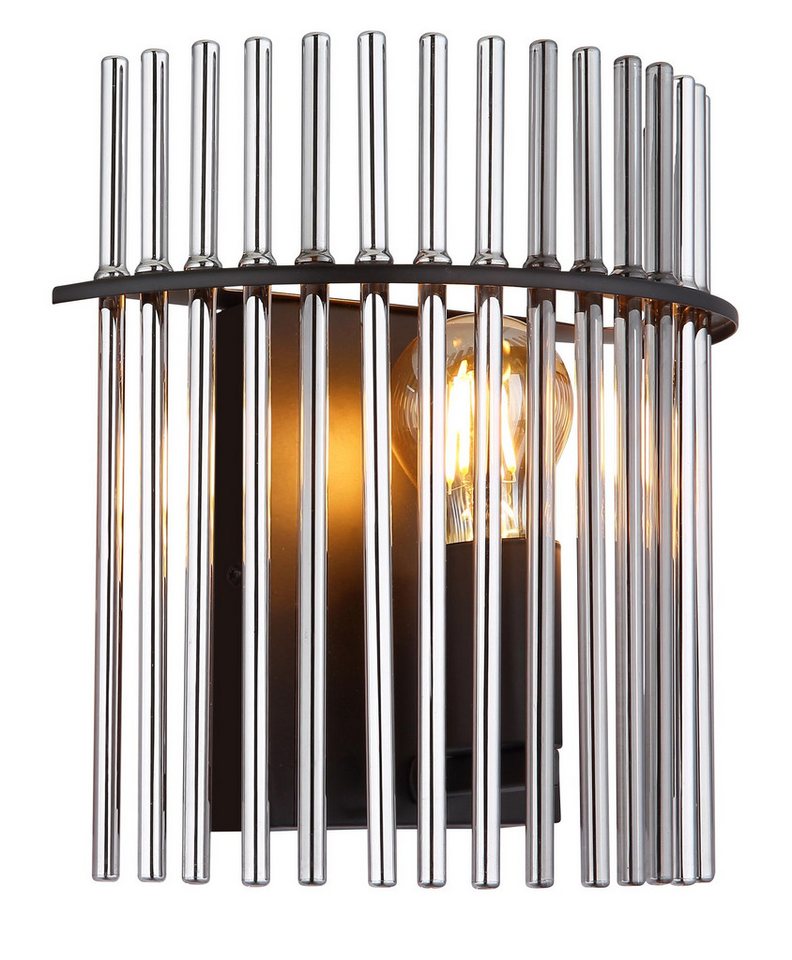 GLOBO LIGHTING Wandleuchte GORLEY, ohne Leuchtmittel, Design Glasstäbe, Wandlampe, Wohnzimmer, Esszimmer, Schlafzimmer – Bild 3 von 5