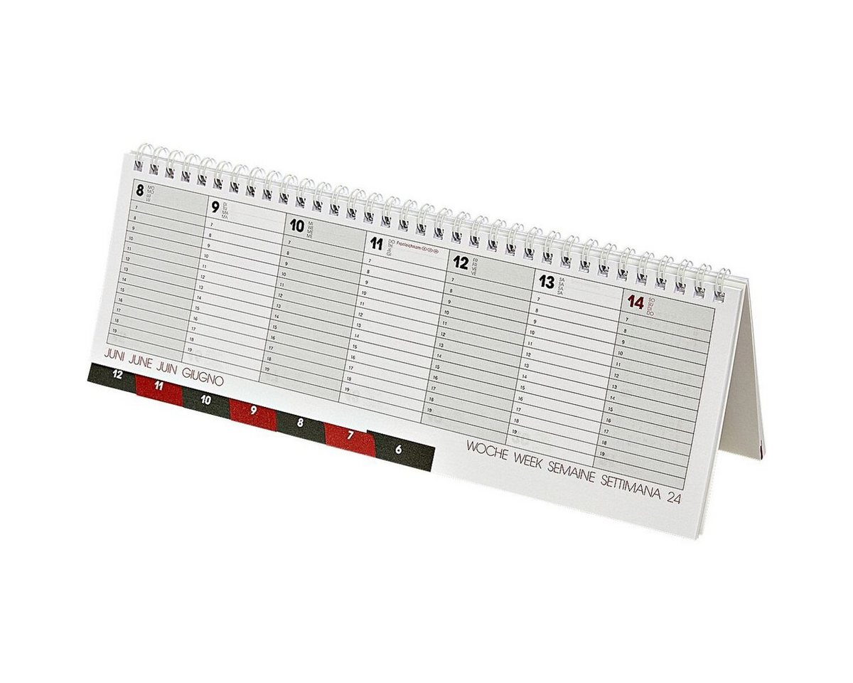 GLOCKEN Tischkalender 2027, 2 Seiten = 1 Woche – Bild 3 von 3