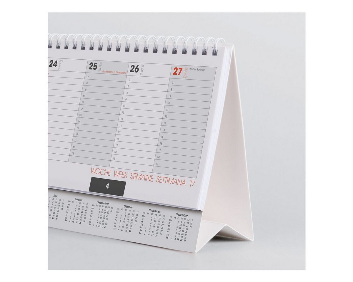 GLOCKEN Tischkalender 772, für 2027, 2 Seiten = 1 Woche – Bild 3 von 3